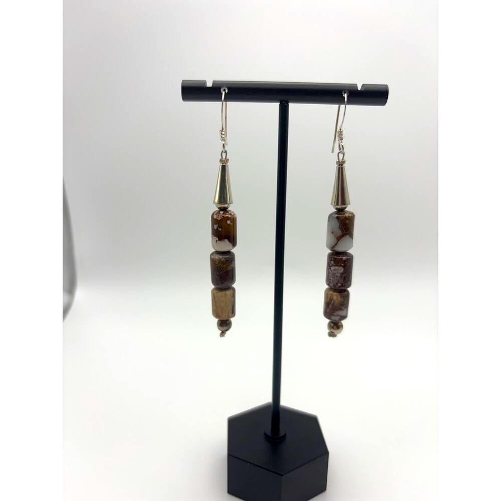 Native American Wild Horse Magnesite Earrings